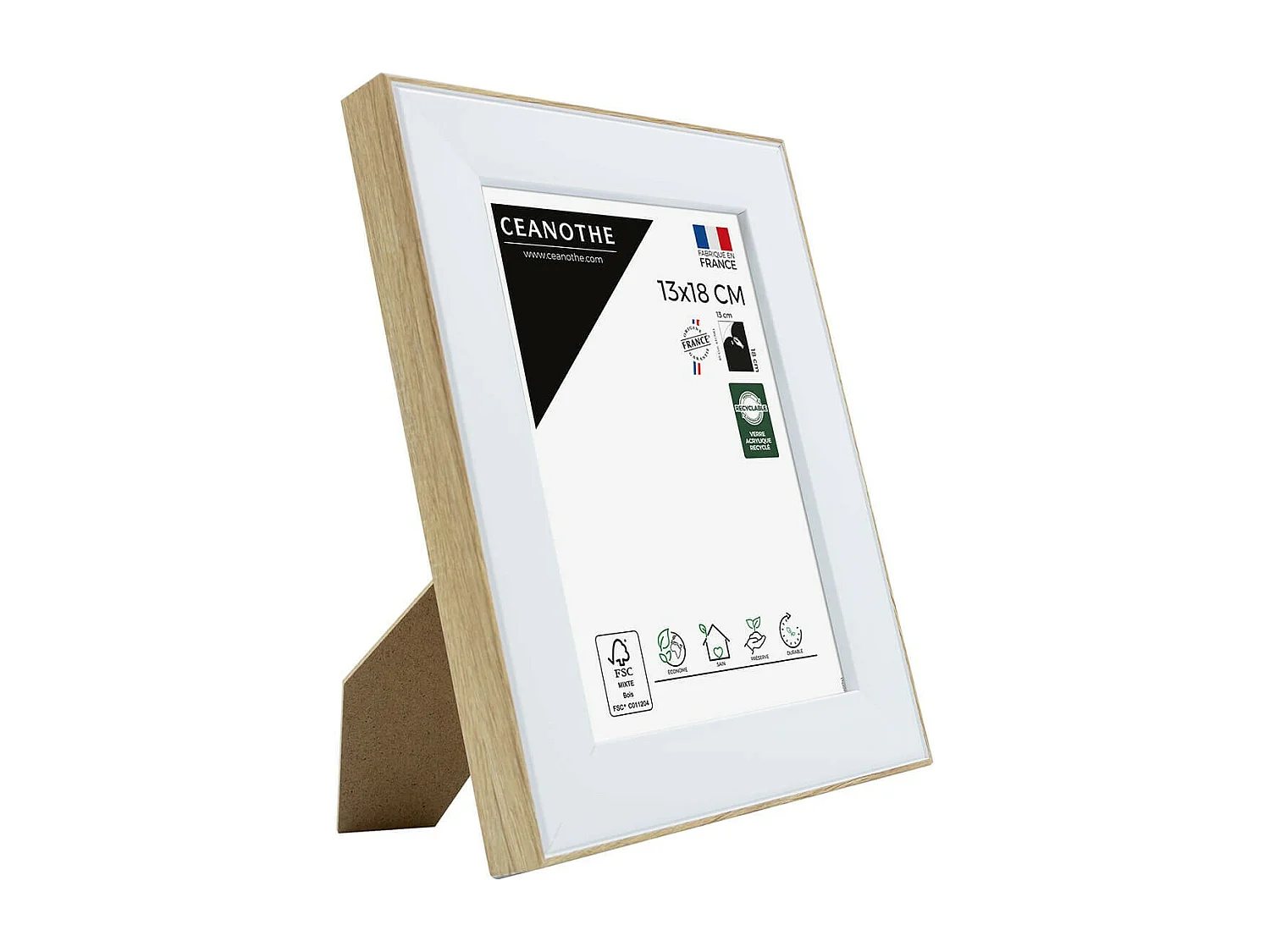 Cadre photo Newton brut 13x18 cm