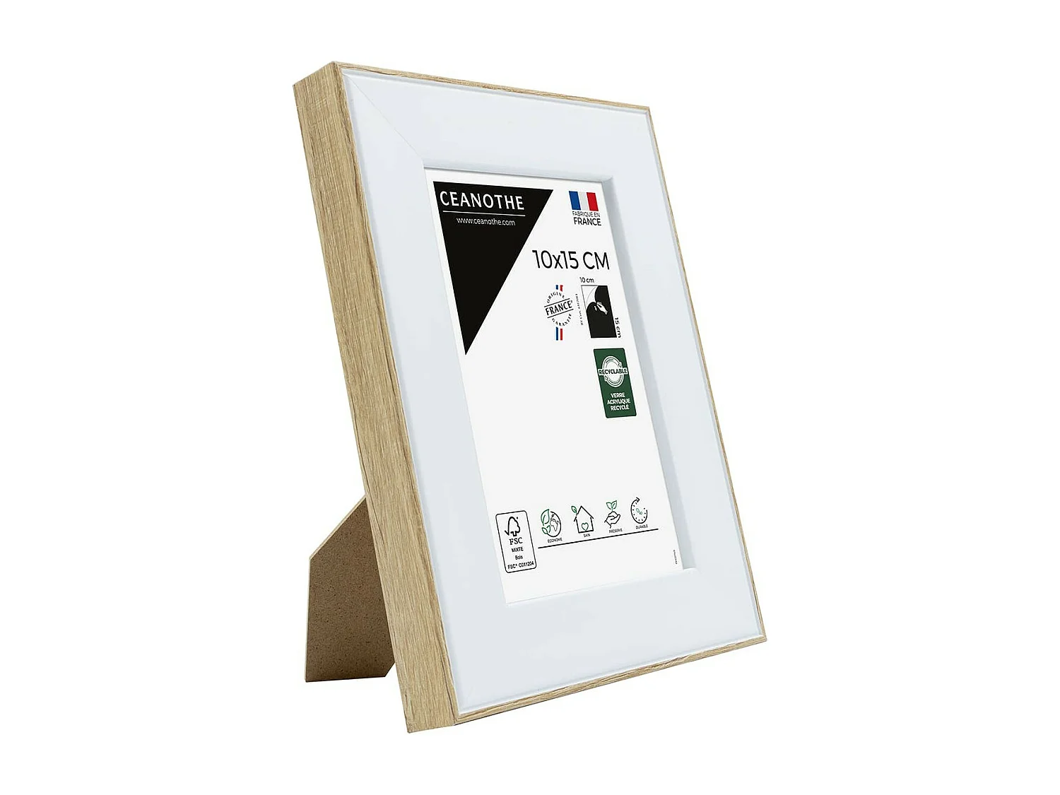 Cadre photo Newton brut 10x15 cm