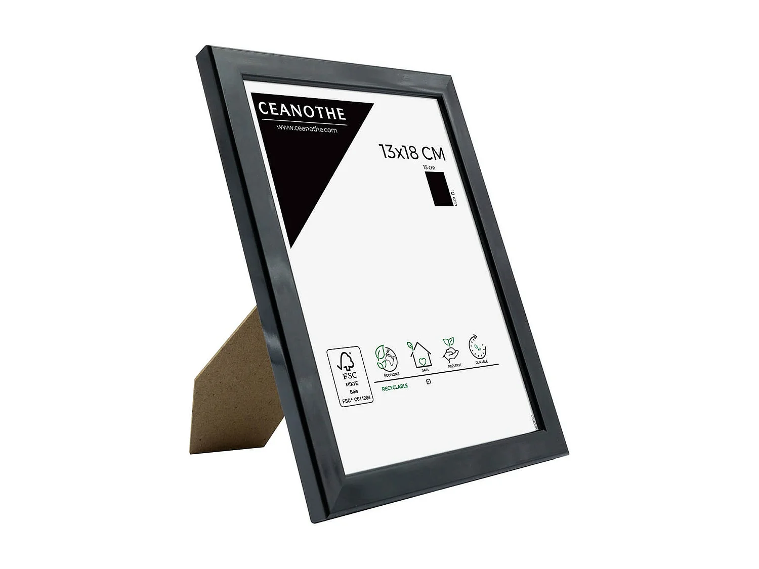 Cadre photo River noir 13x18 cm