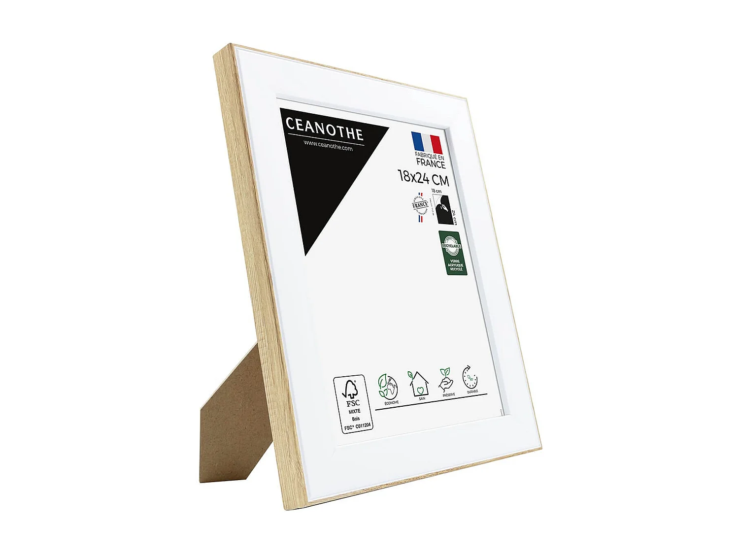 Cadre photo Newton brut 18x24 cm