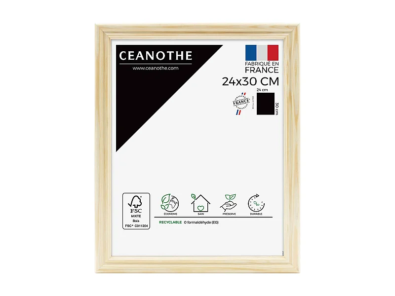 Cadre photo Circée Authentic naturel 24x30 cm