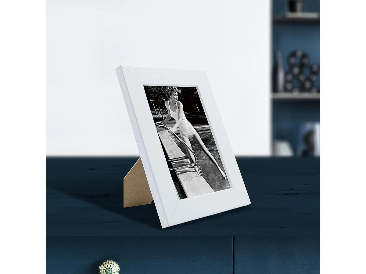 Cadre photo Mat blanc 10x15 cm