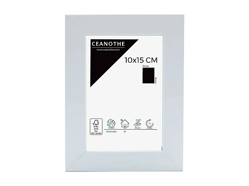 Cadre photo Mat blanc 10x15 cm