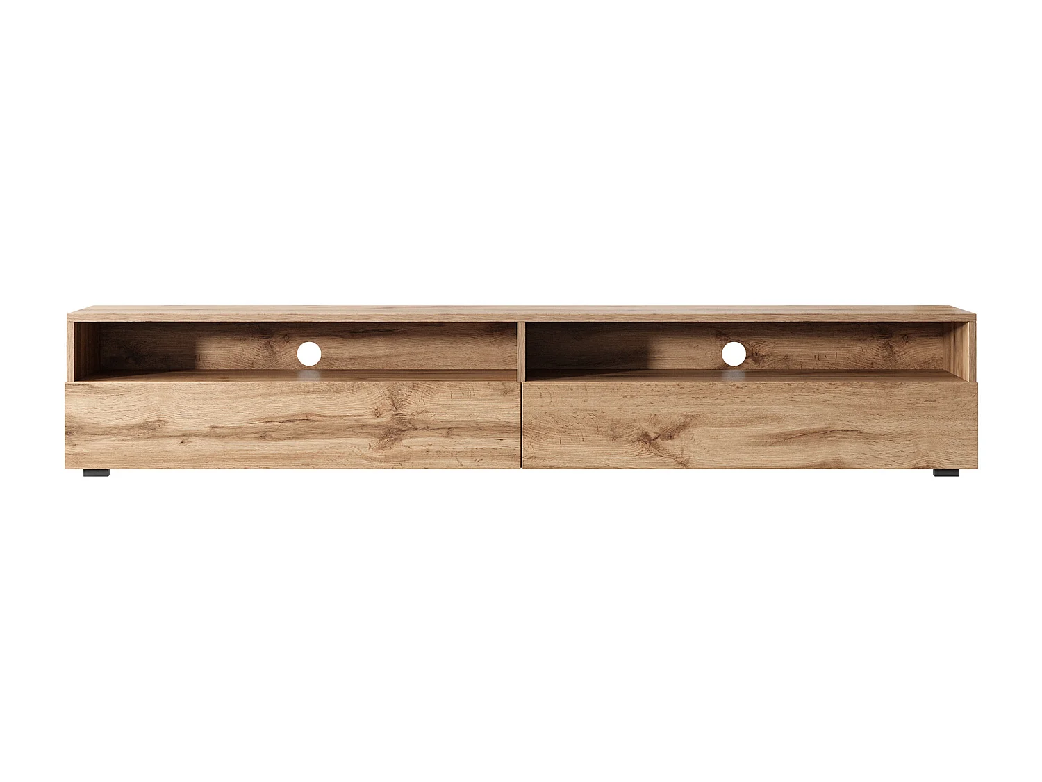 Meuble TV - 180 cm - chêne wotan - REDNAW