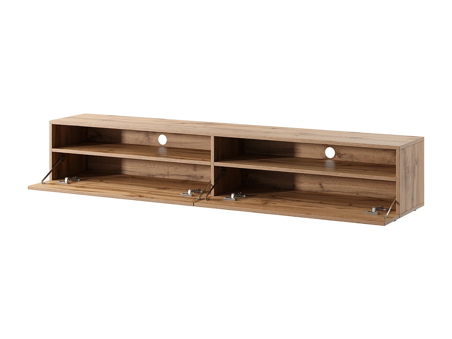 Meuble TV - 180 cm - chêne wotan - REDNAW
