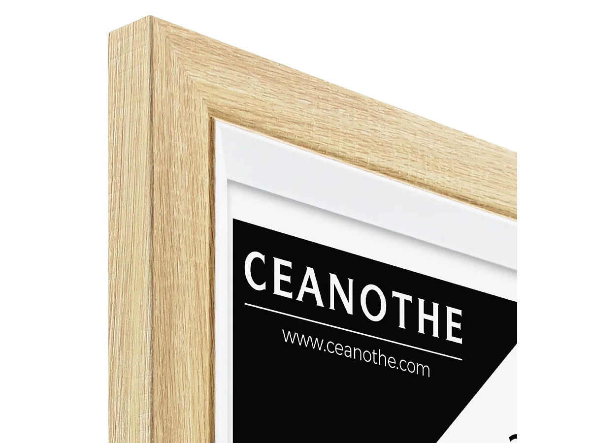 Cadre photo Actual bois blanc 24x30 cm