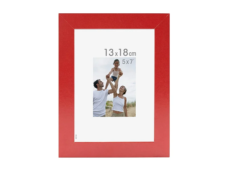 Cadre photo Optimo rouge 13x18 cm