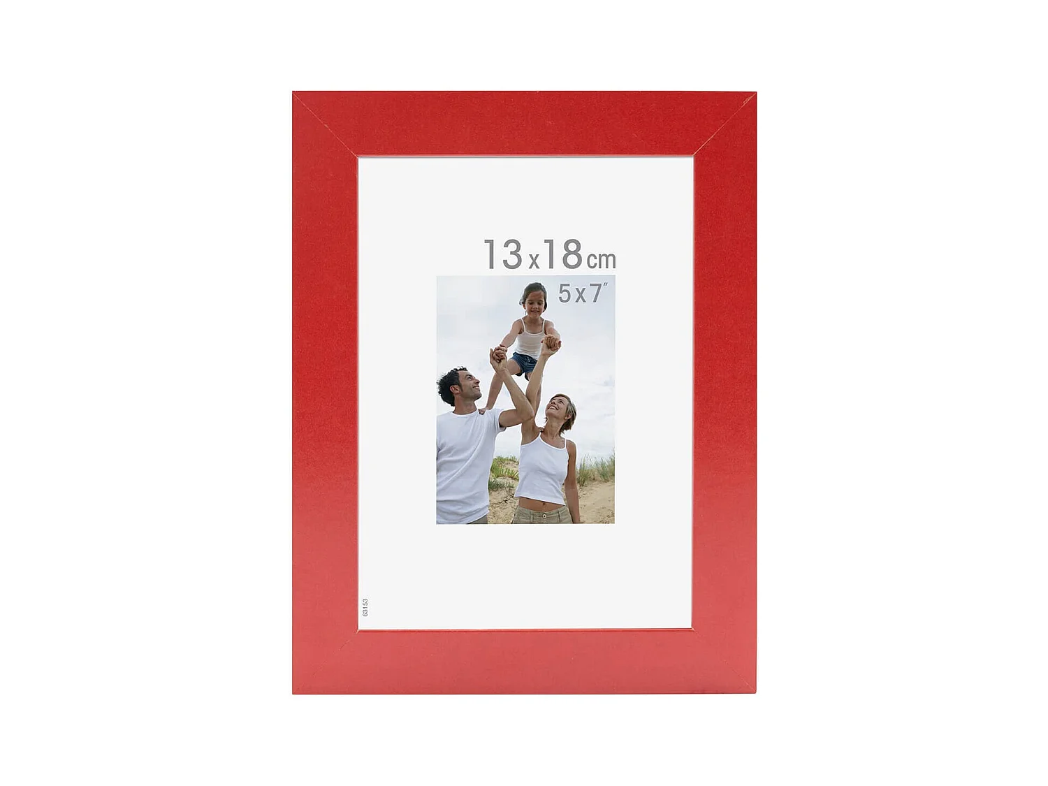 Cadre photo Optimo rouge 13x18 cm