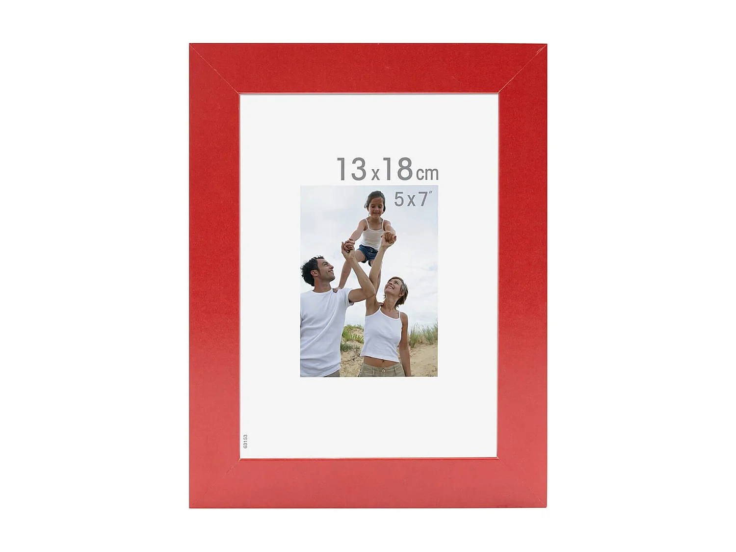 Cadre photo Optimo rouge 13x18 cm