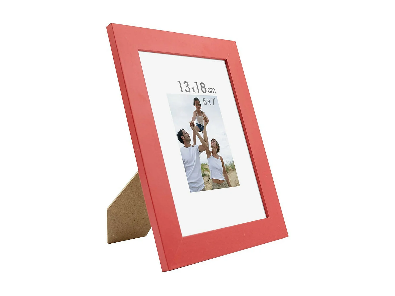 Cadre photo Optimo rouge 13x18 cm