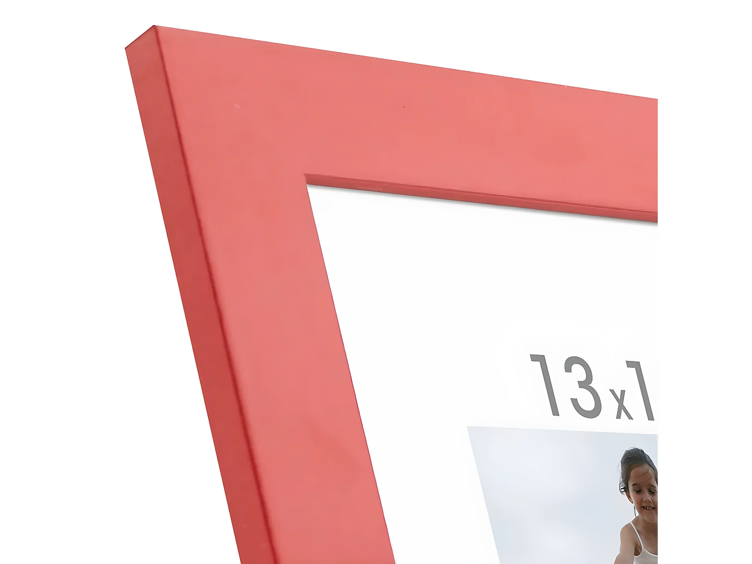 Cadre photo Optimo rouge 13x18 cm