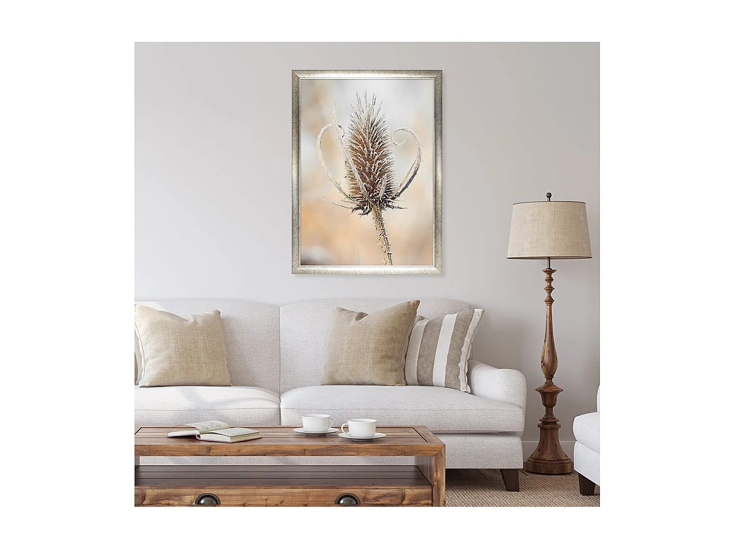Cadre photo Hades argent 50x70 cm