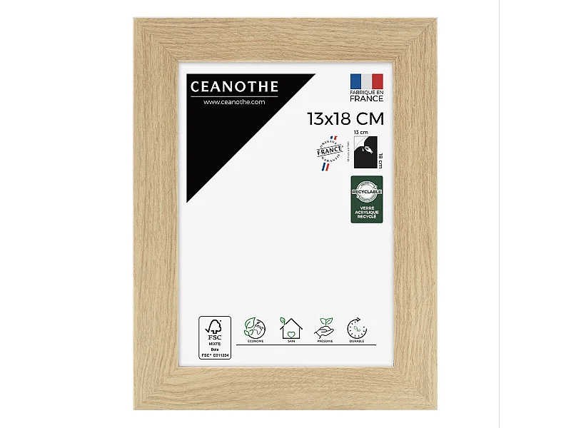 Cadre photo Design Éternel brut 13x18 cm