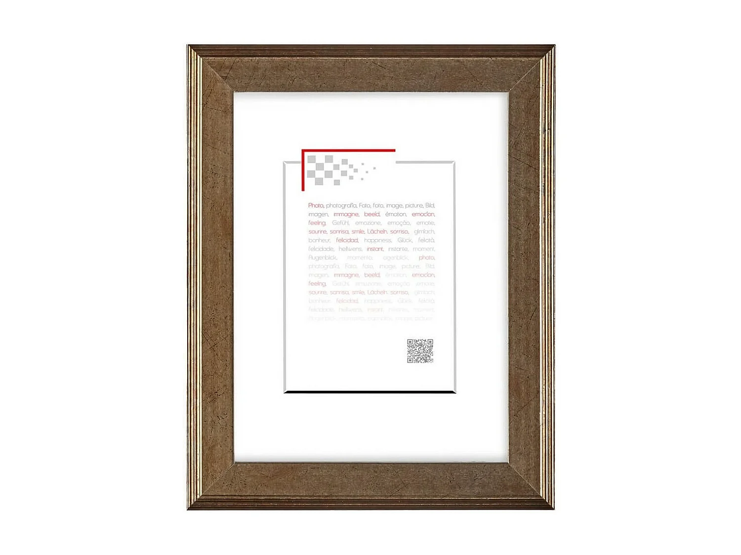 Cadre photo Hestia filet or 20x30 cm