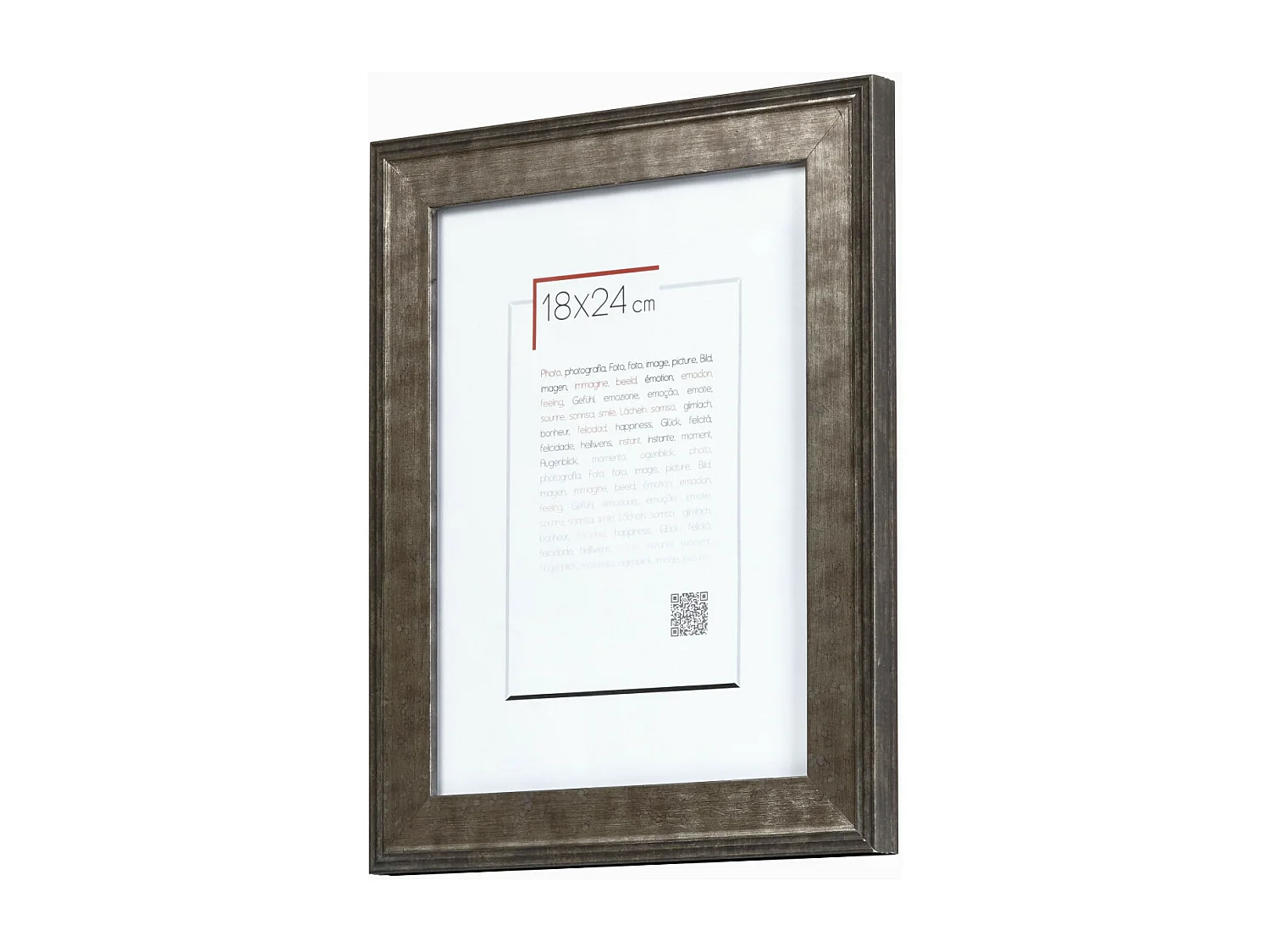 Cadre photo Hestia acier 24x30 cm