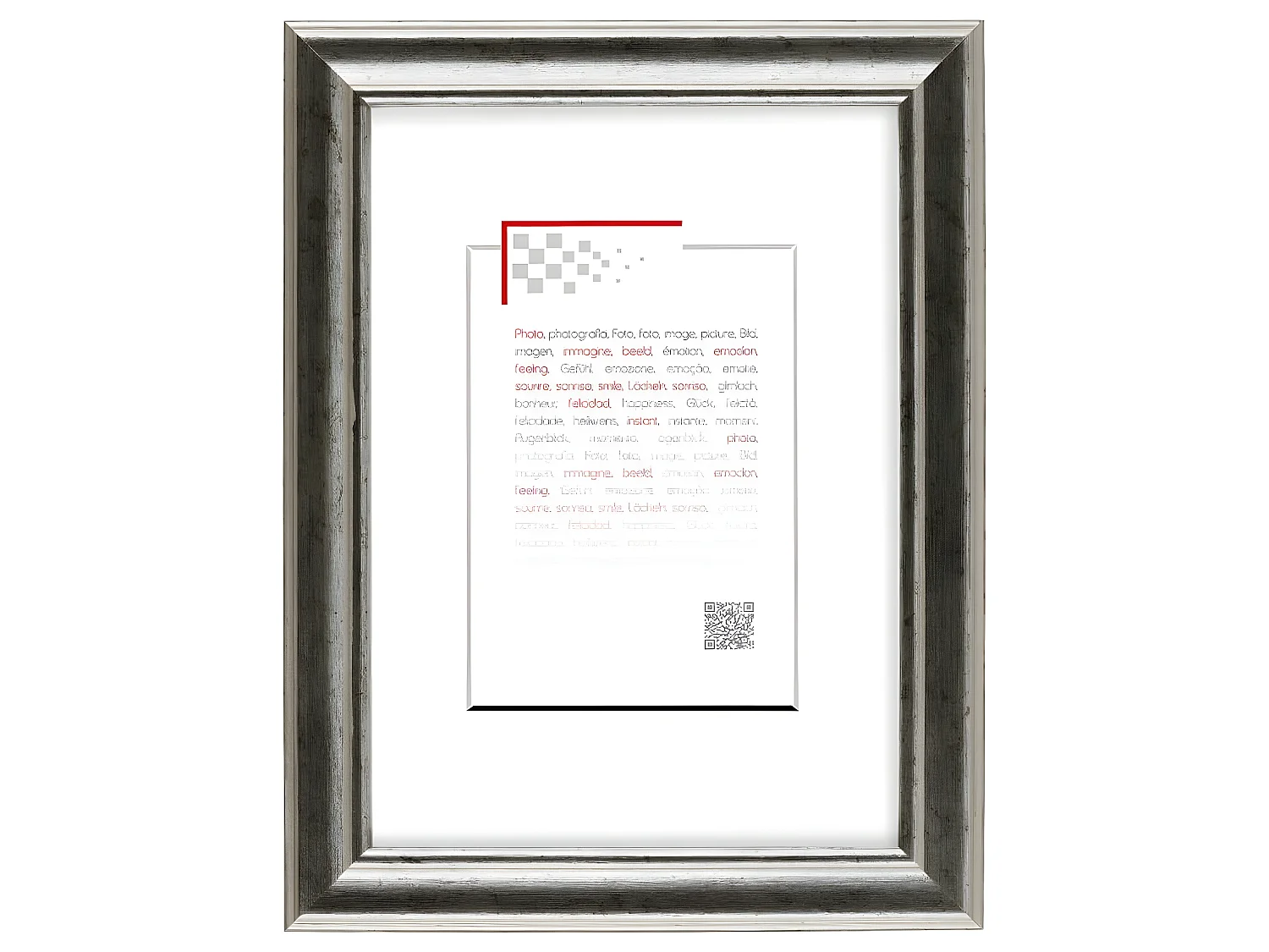 Cadre photo Argent 18x24 cm