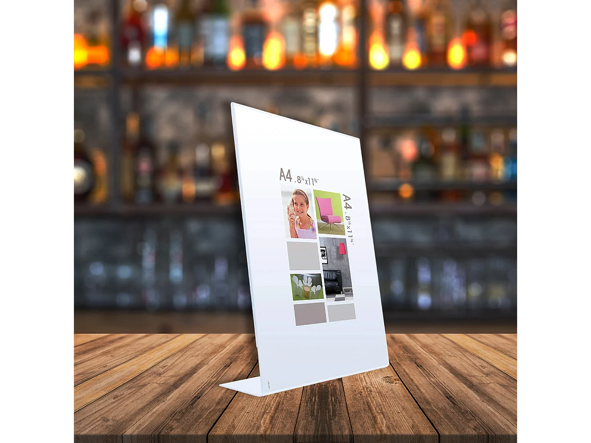 Cadre photo chevalet Cristal Joe 21x29,7 cm