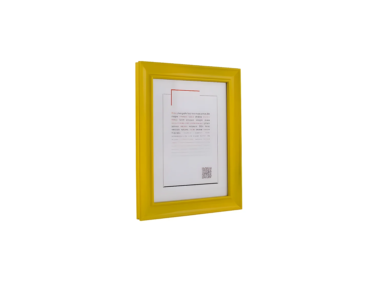 Cadre photo Peps jaune 13x18 cm