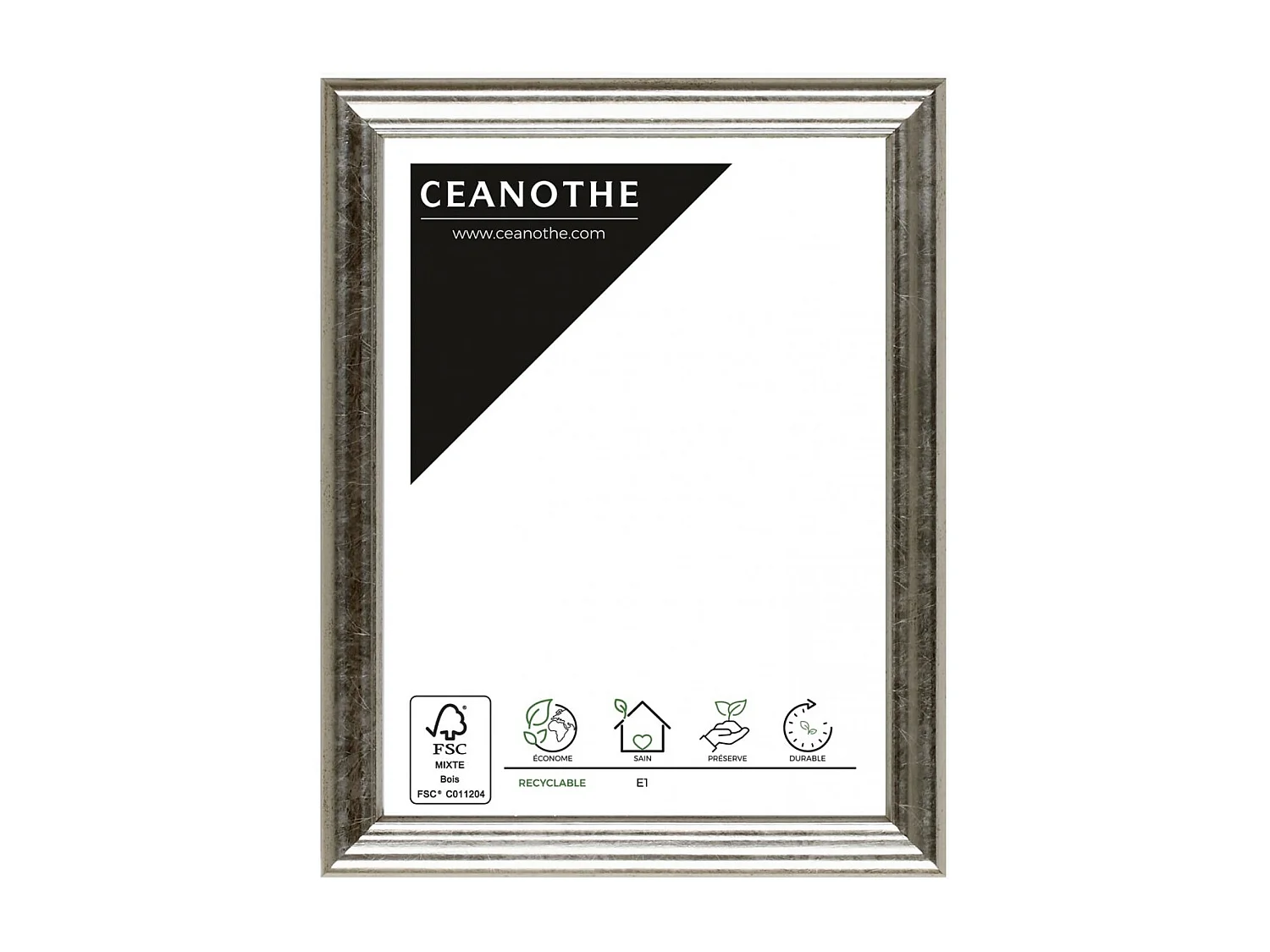 Cadre photo Circée Classique argent 10x15 cm