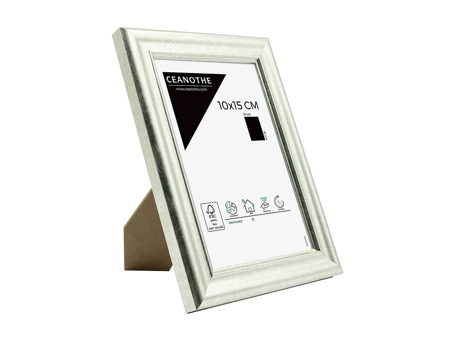 Cadre photo Circée Classique argent 10x15 cm