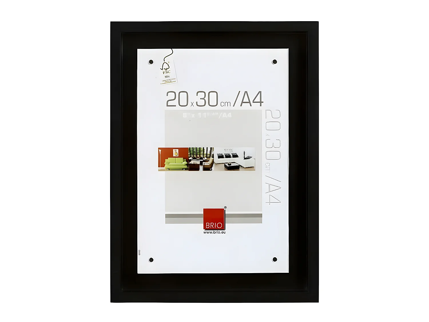 Cadre photo Loft Noir 13x18 cm