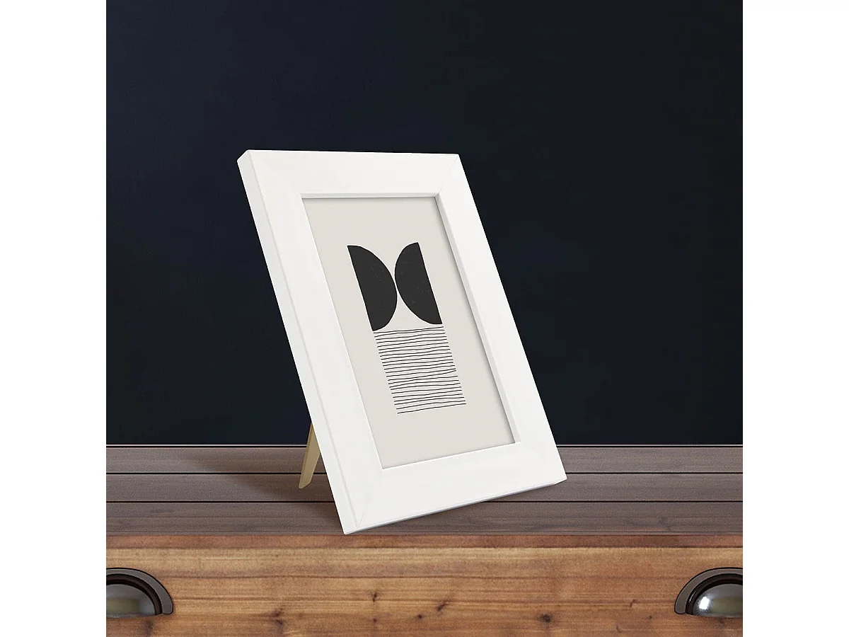 Cadre photo Design Éternel blanc 10x15 cm