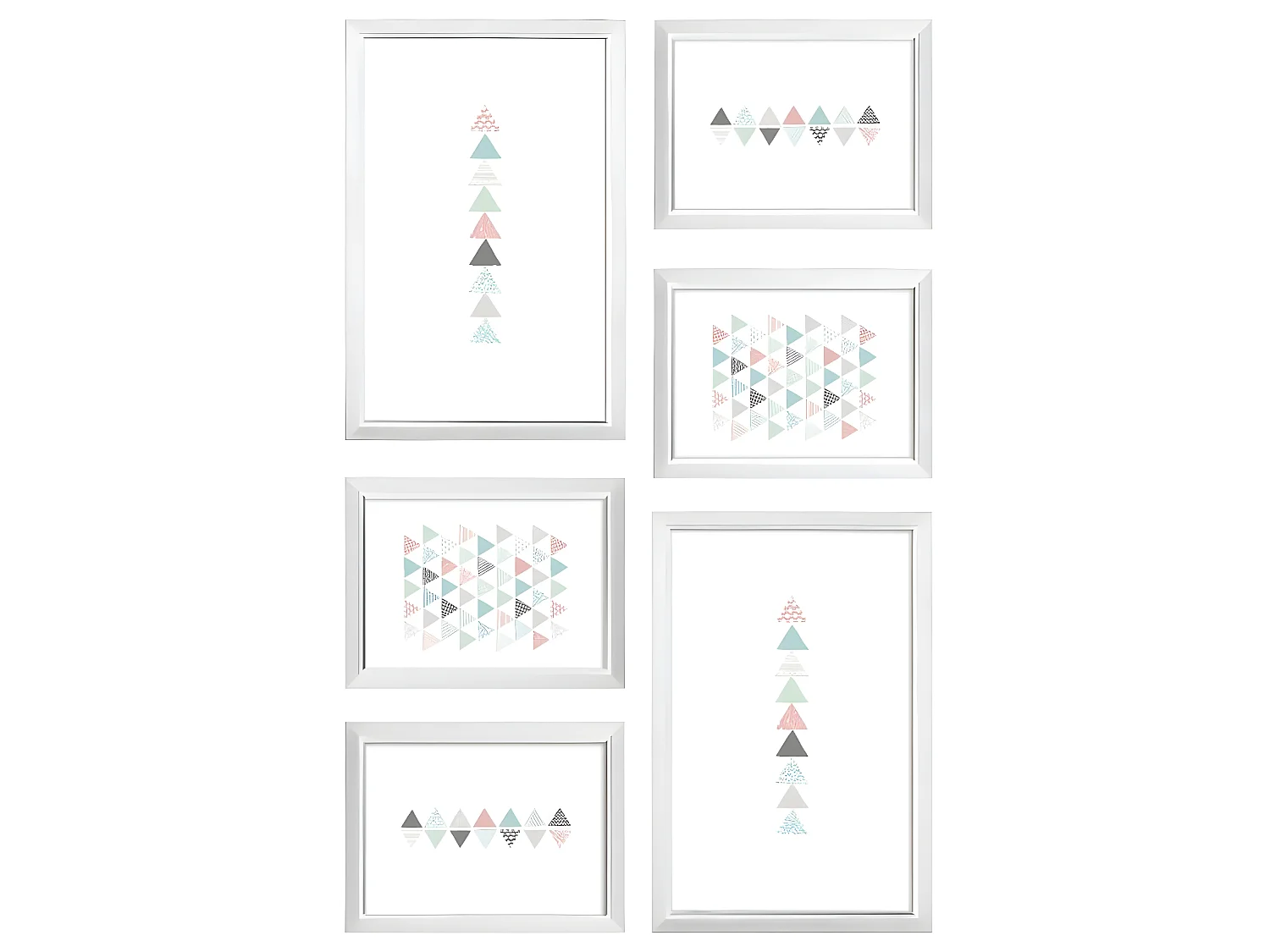 Mur de cadres Easy blanc