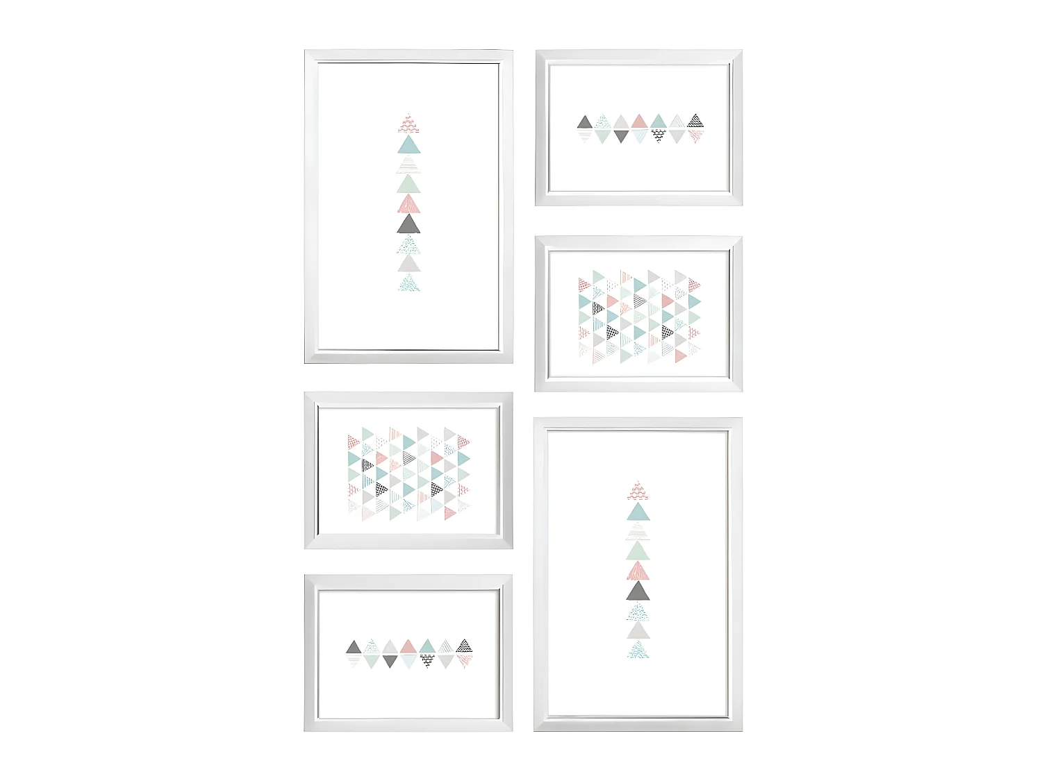 Mur de cadres Easy blanc