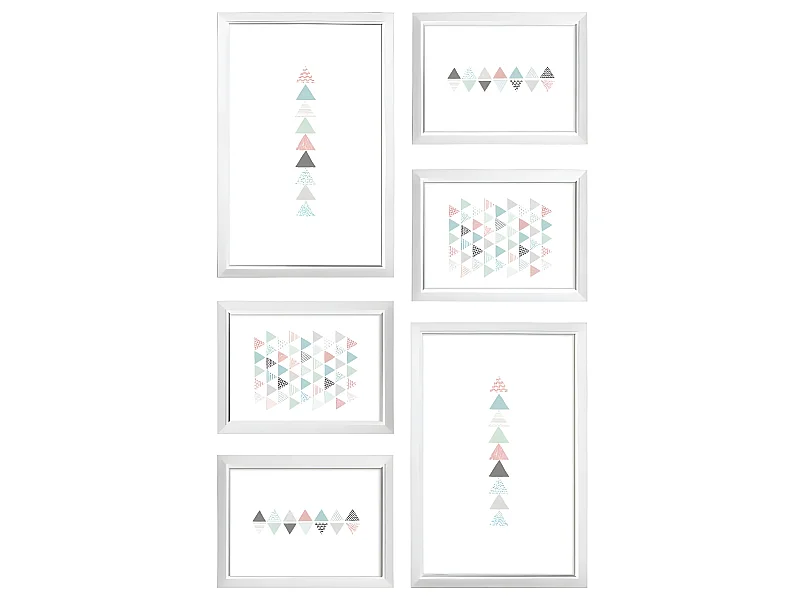 Mur de cadres Easy blanc