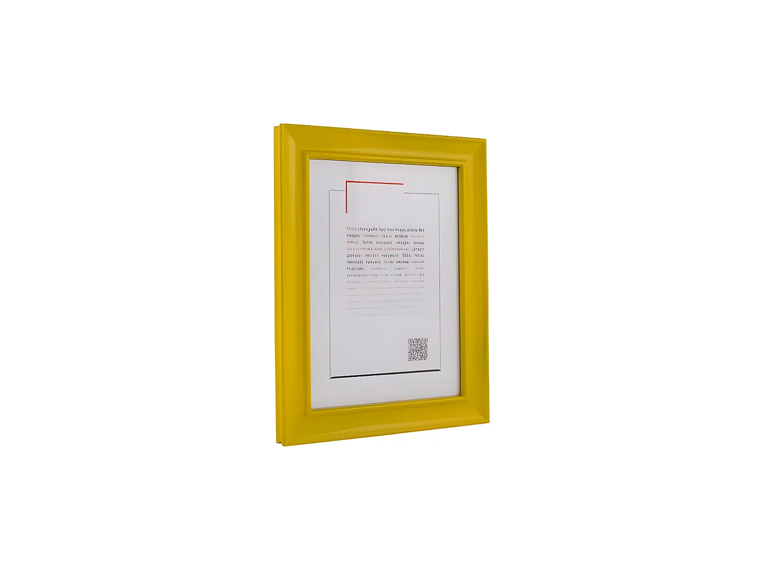 Cadre photo Peps jaune 18x24 cm