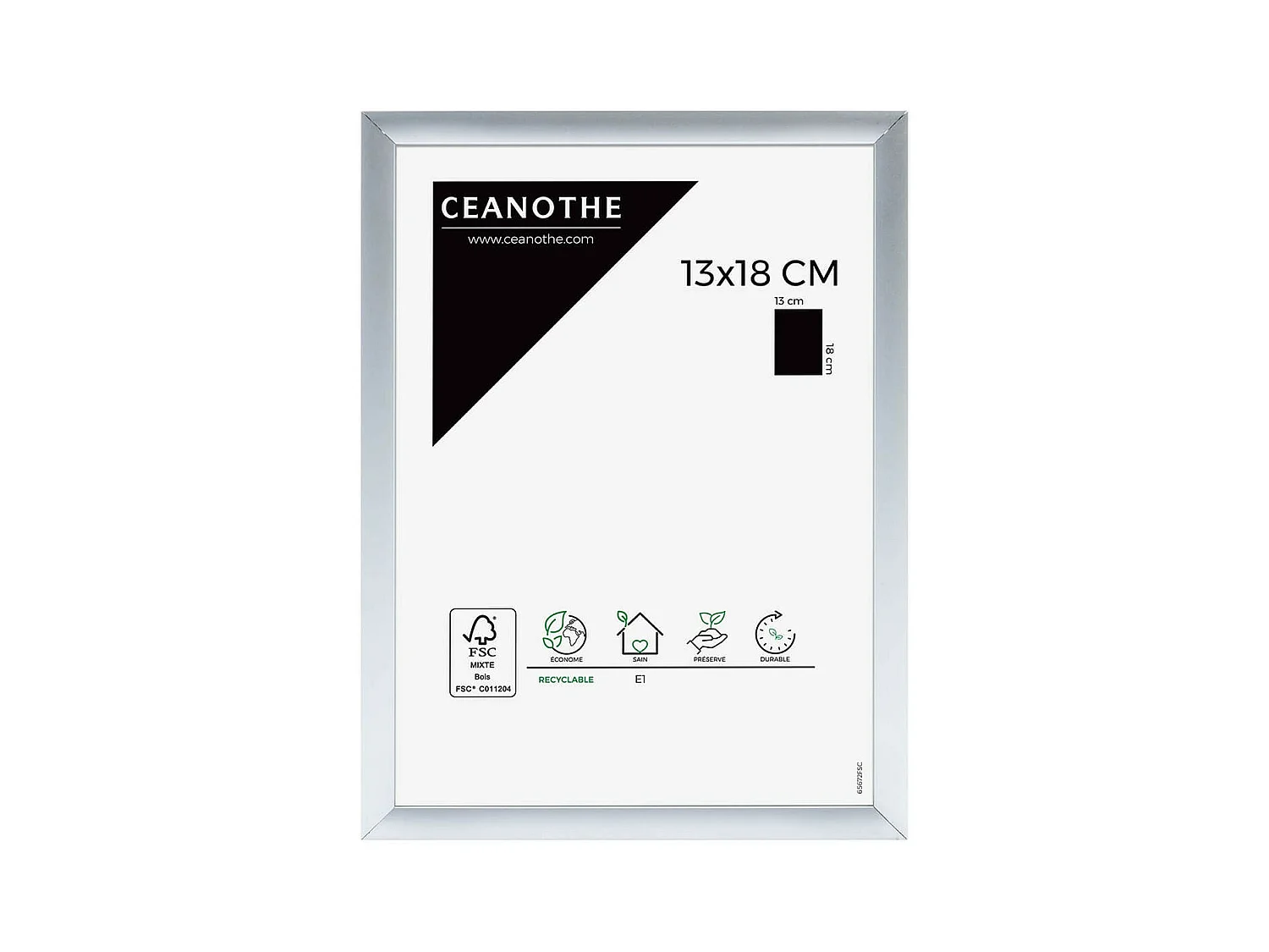 Cadre photo Tekno alu 13x18 cm