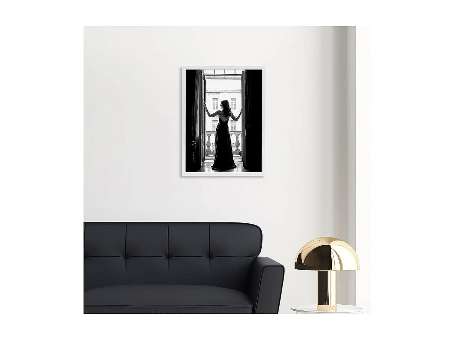 Cadre photo River blanc 30x40 cm