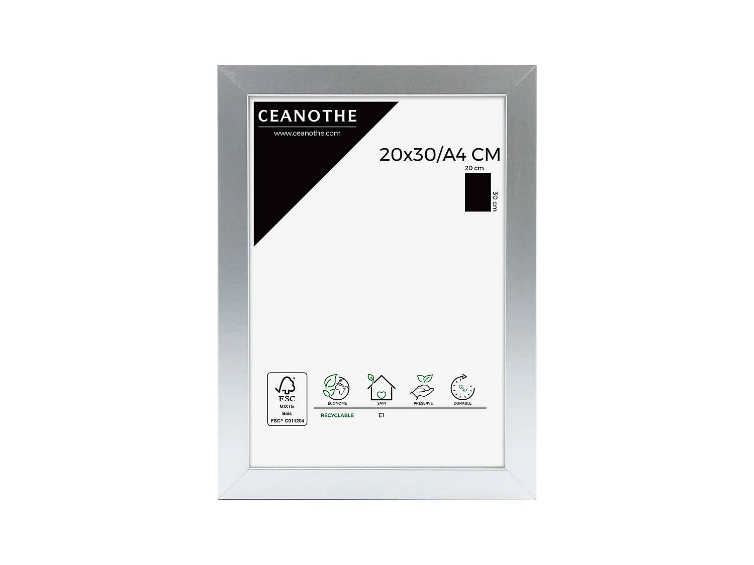 Cadre photo Mat alu 20x30 cm