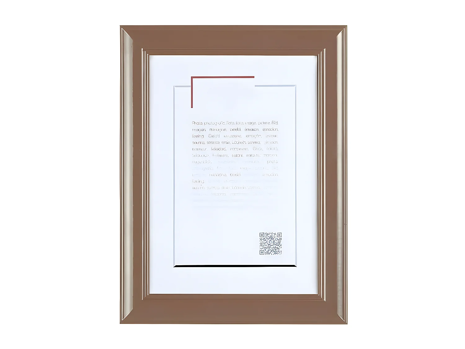 Cadre photo Peps marron glacé 40x50 cm