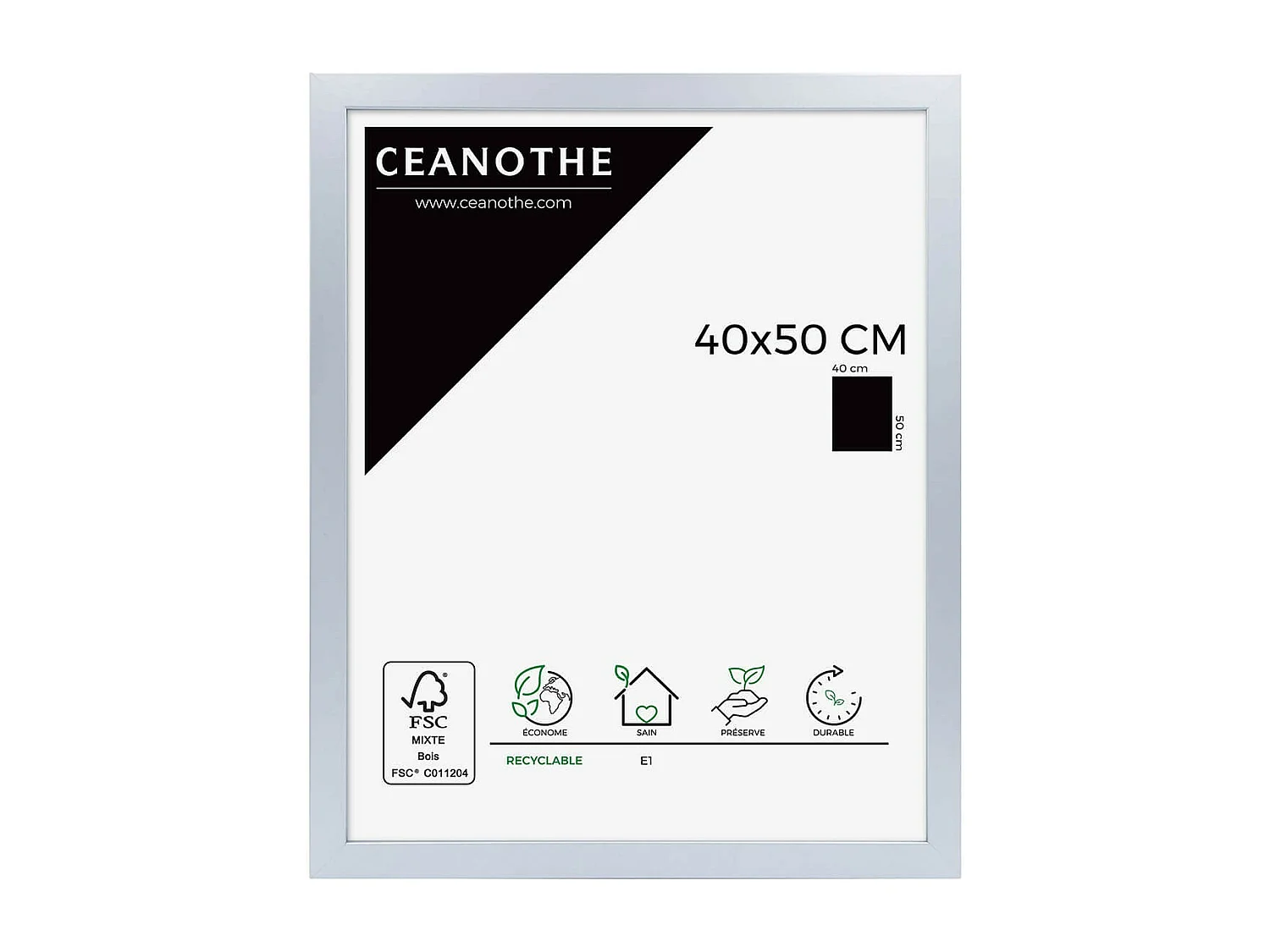 Cadre photo Mat alu 40x50 cm