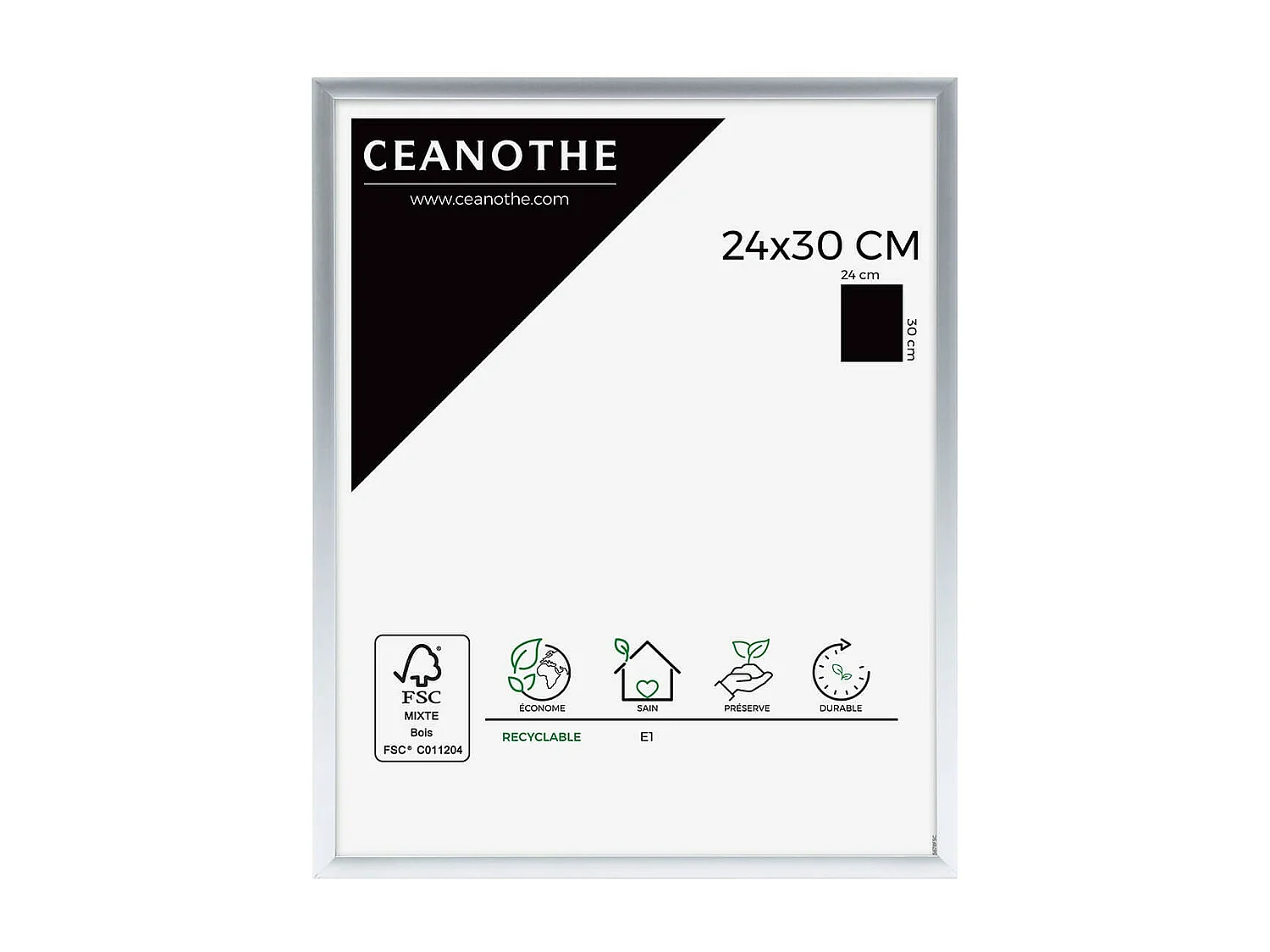 Cadre photo Tekno alu 24x30 cm