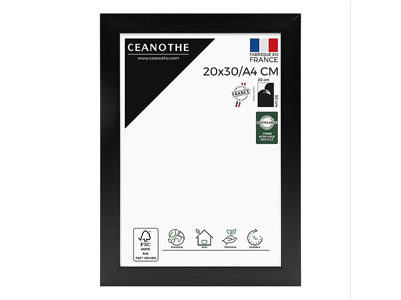 Cadre photo Design Éternel noir 20x30/A4 cm