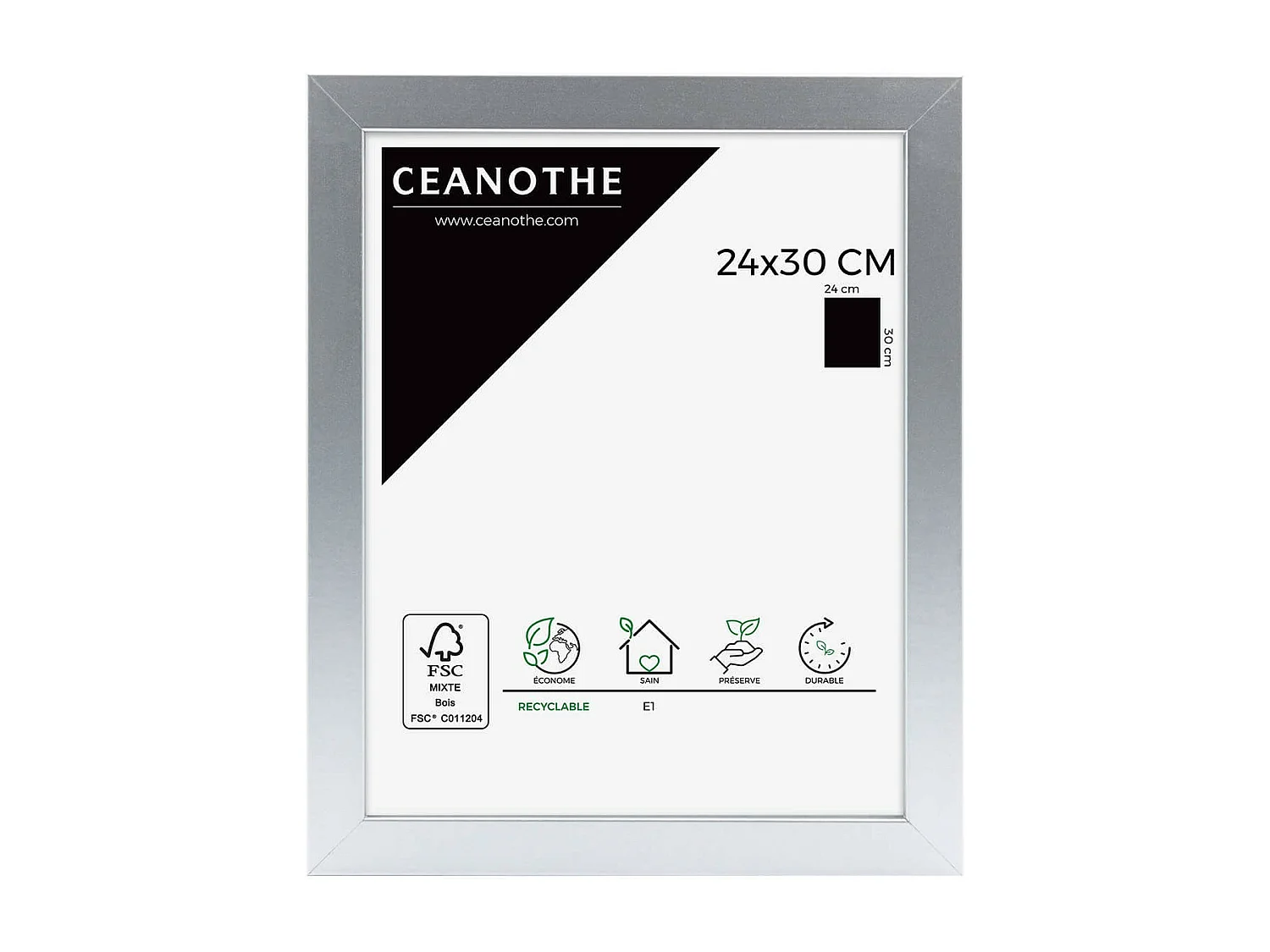 Cadre photo Mat alu 24x30 cm