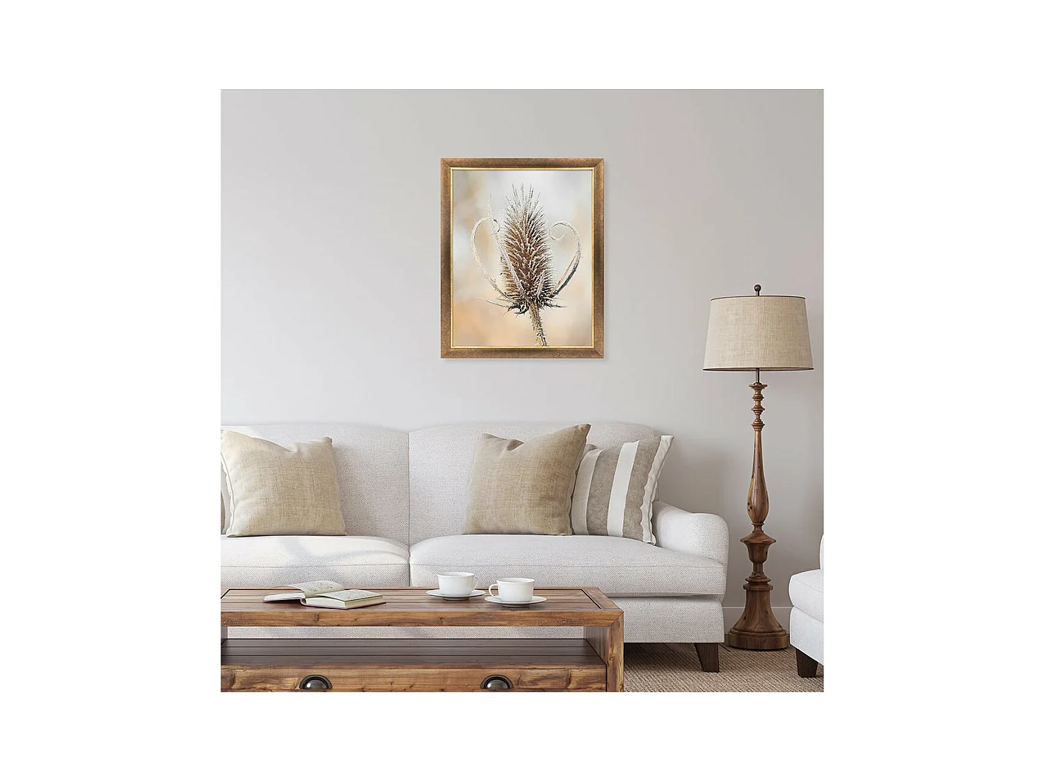 Cadre photo Hades filet doré 40x50 cm