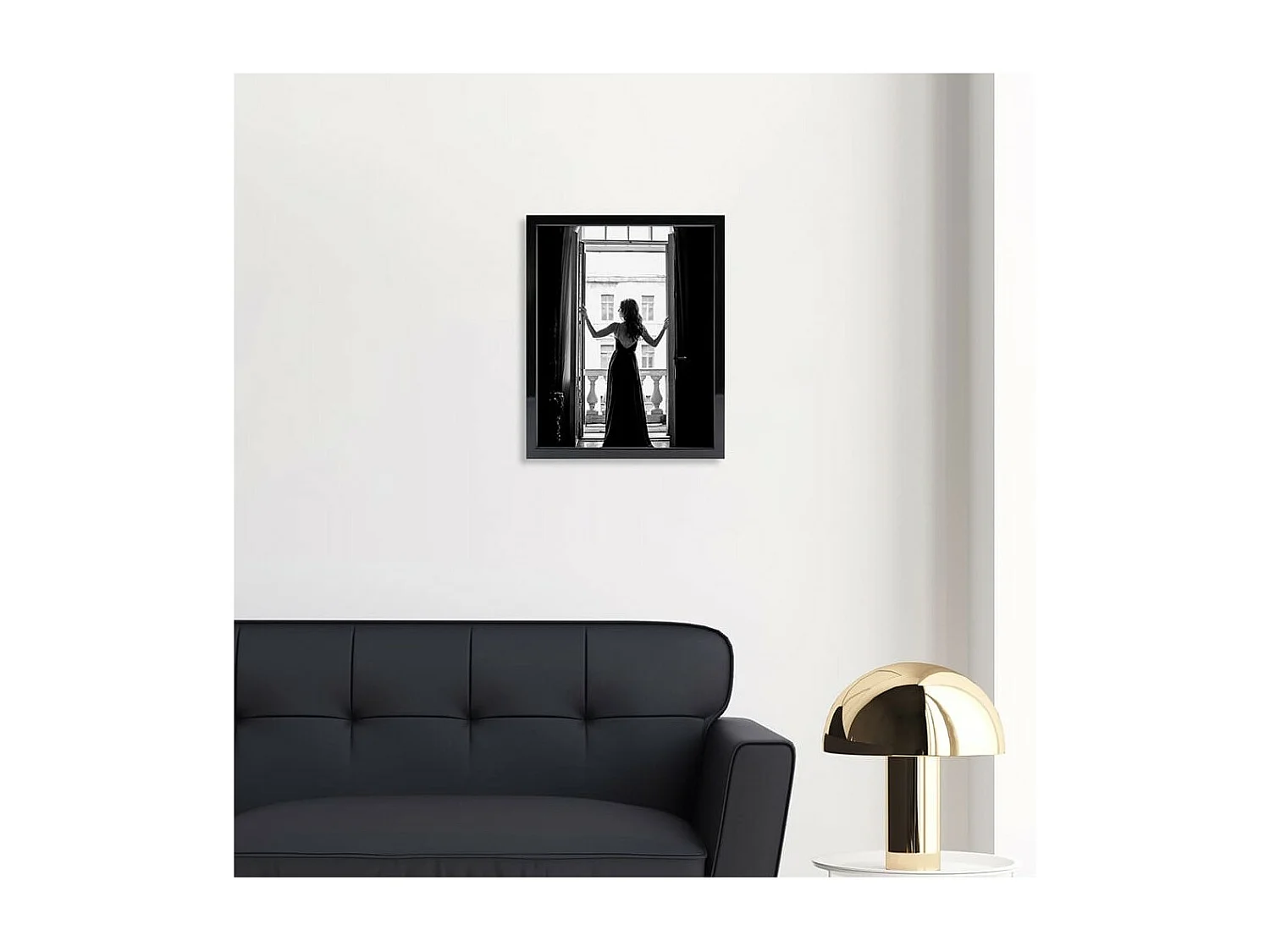 Cadre photo River noir 24x30 cm