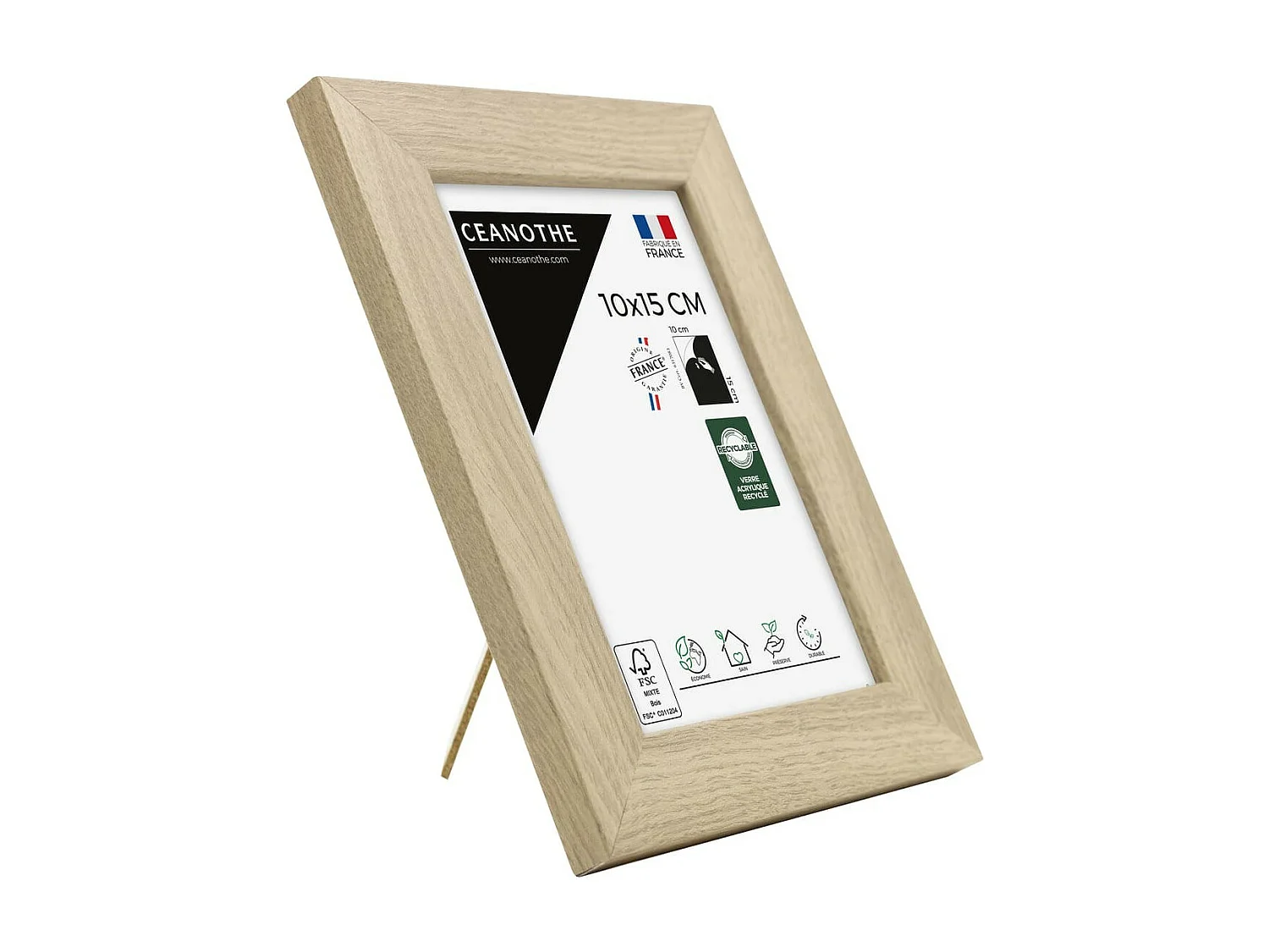 Cadre photo Design Éternel brut 10x15 cm