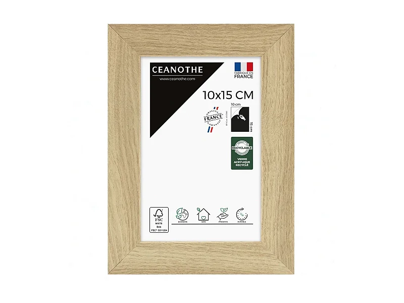 Cadre photo Design Éternel brut 10x15 cm