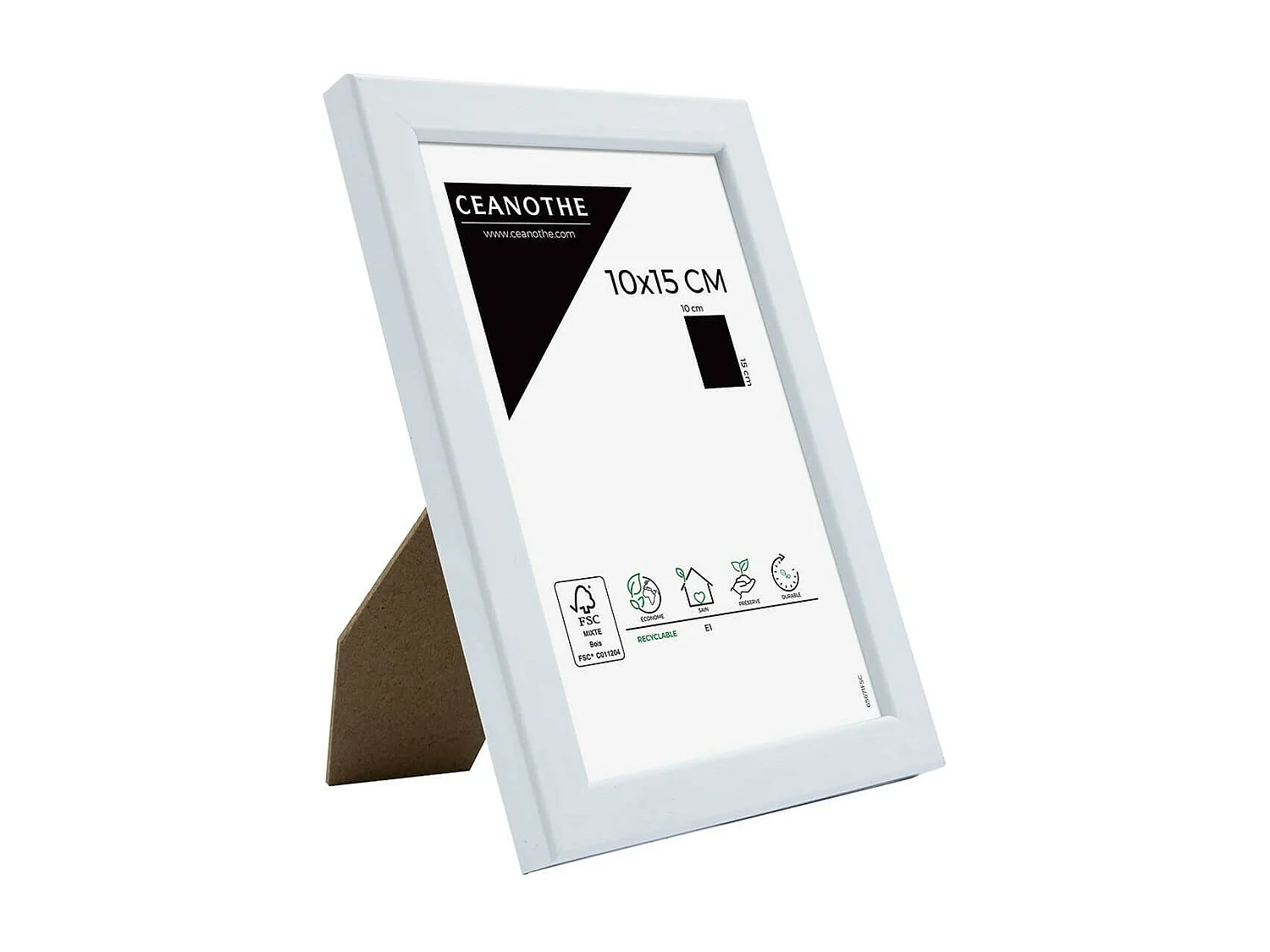 Cadre photo River blanc 10x15 cm