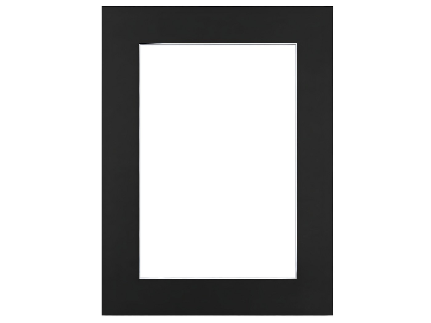Passe-Partout 33x48 cm - Ouverture photo 20x30 cm - Noir - Pour cadres et photos