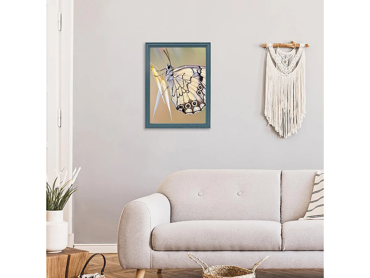 Cadre photo Belle-Ile bleu 30x40 cm