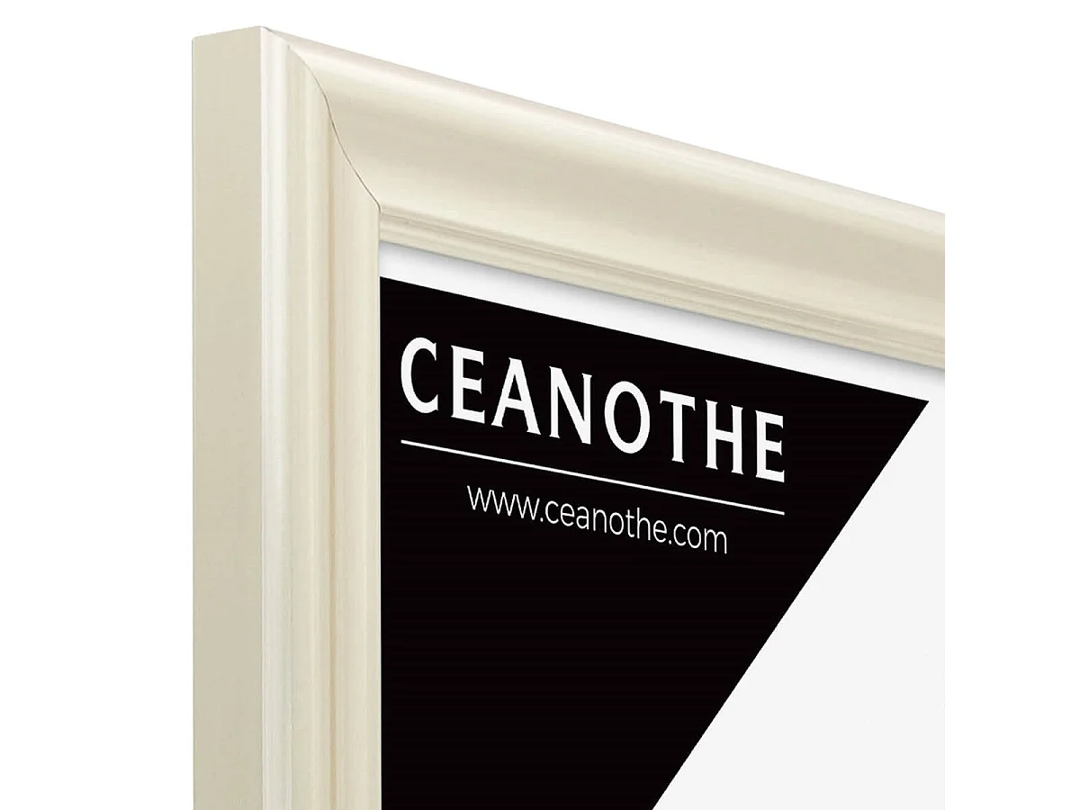 Cadre photo Julia blanc doré 30x40 cm