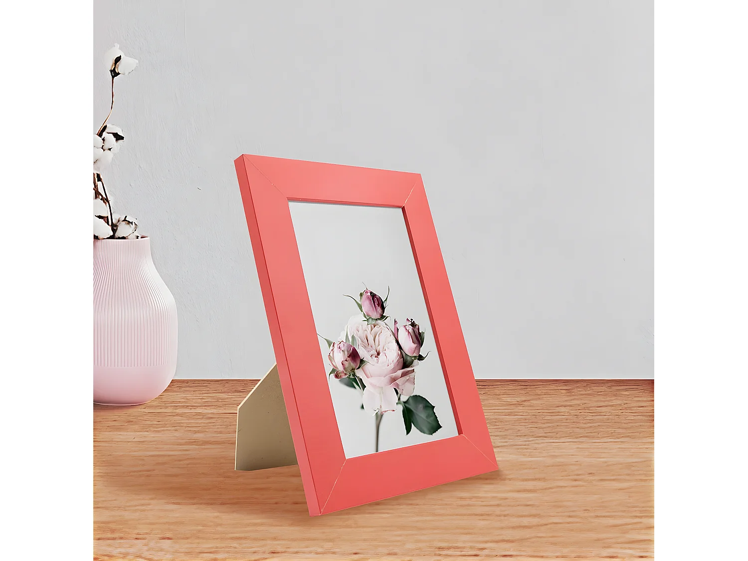 Cadre photo Optimo rouge 10x15 cm