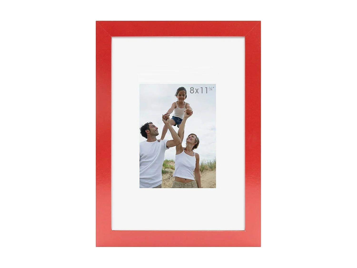 Cadre photo Optimo rouge 10x15 cm
