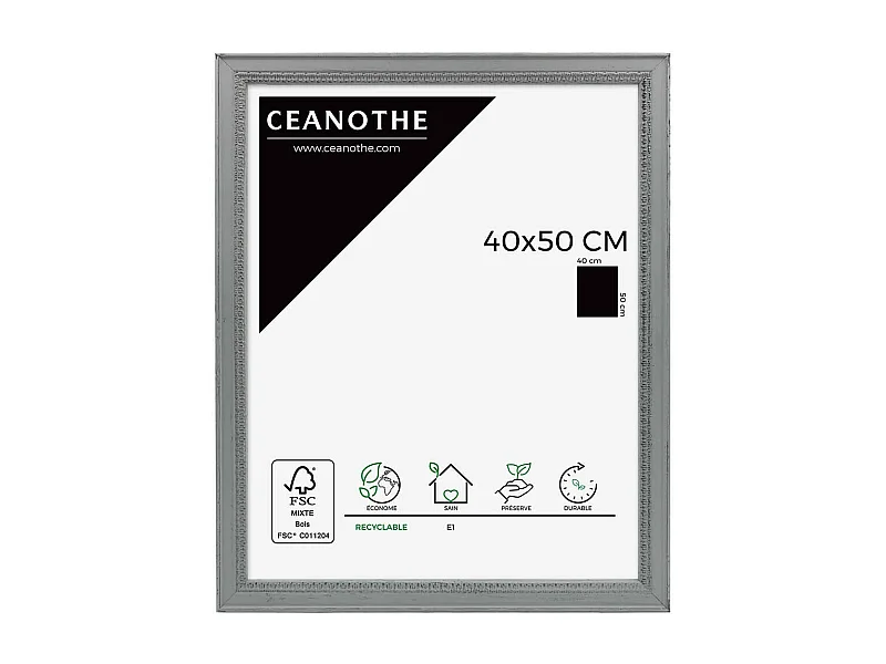 Cadre photo Alma Gris 40x50 cm