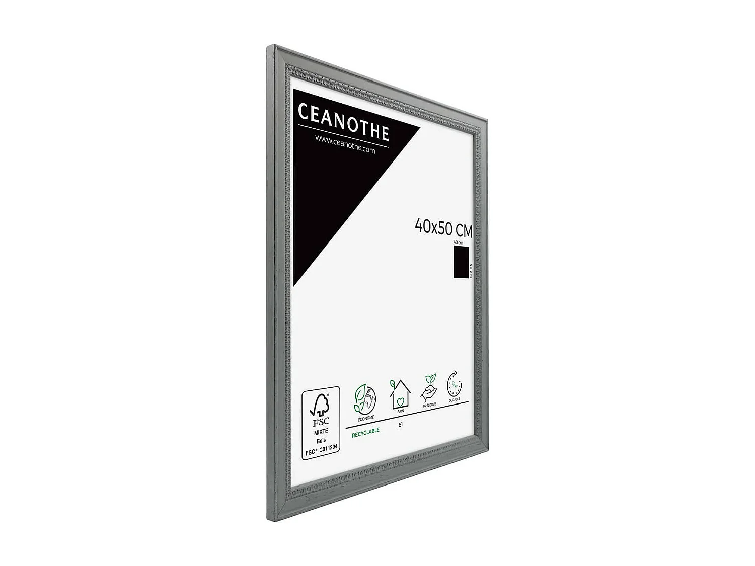 Cadre photo Alma Gris 40x50 cm